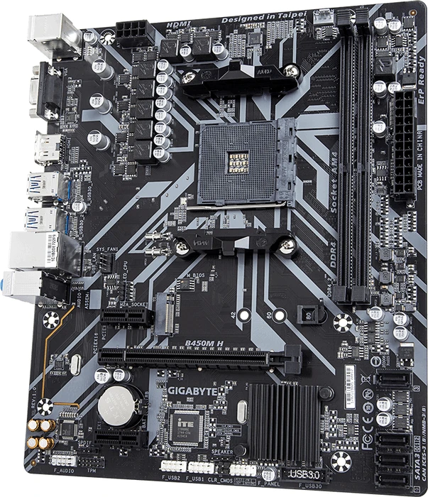 GIGABYTE B450M H (AMD AM4)