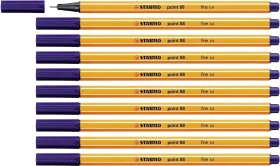 STABILO point 88 nachtblau, 10er-Pack
