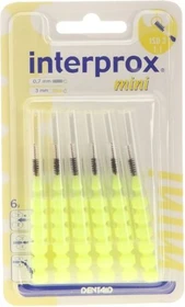 Dentaid Interprox Interdentalbürste mini gelb, 6 Stück