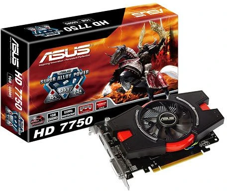 ASUS Radeon HD 7750 V2, HD7750-1GD5-V2, 1GB GDDR5, DVI, HDMI, DP