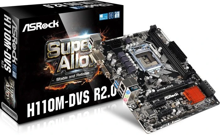 ASRock H110M-DVS R2.0 (Intel 1151)