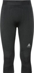 Odlo Performance Warm Hose 3/4 black/odlo concrete grey (Herren)