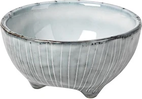 Broste Copenhagen Nordic Sea Schüssel mit Füßen 11cm soft blue