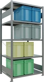 Schulte Lagertechnik Multiplus 250 Schwerlastregal 100x200x80cm verzinkt