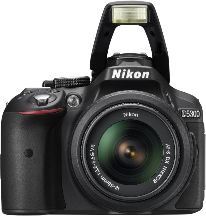 Nikon D5300 schwarz mit Objektiv AF-S DX 18-55mm 3.5-5.6 G VR