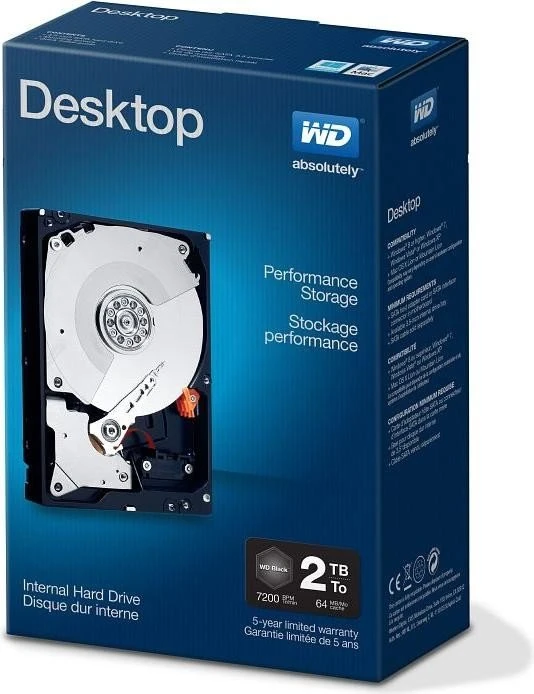 Western Digital WD_BLACK 2TB, 3.5" / SATA 6Gb/s, retail