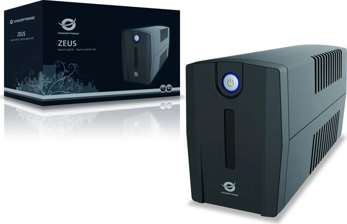 Conceptronic ZEUS01ESP USV, 650VA, USV Schuko, Schuko, USB