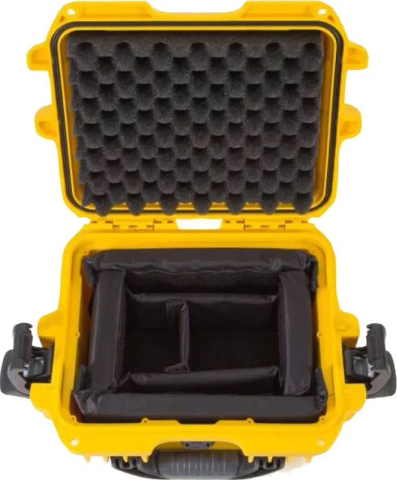 Nanuk 905 Schutzkoffer mit Trennwand gelb