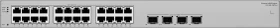 Huawei eKit SME Network eKitEngine S310S Series Desktop Gigabit Managed Switch, 24x RJ-45, 4x SFP (S310S-24T4J / 98012506)