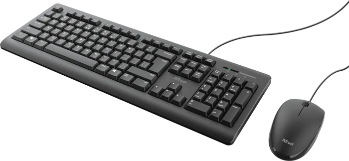Trust Primo Tastatur & Maus Set, USB, DE