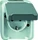 Merten Aquastar SCHUKO-Steckdose, lichtgrau (MEG2301-8029)