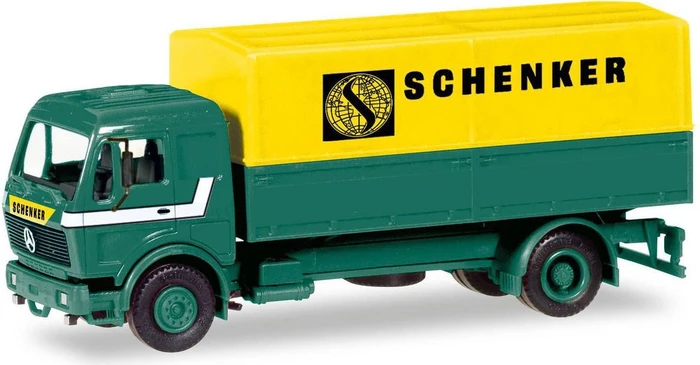 Herpa MiniKit Mercedes-Benz Planen-LKW Schenker