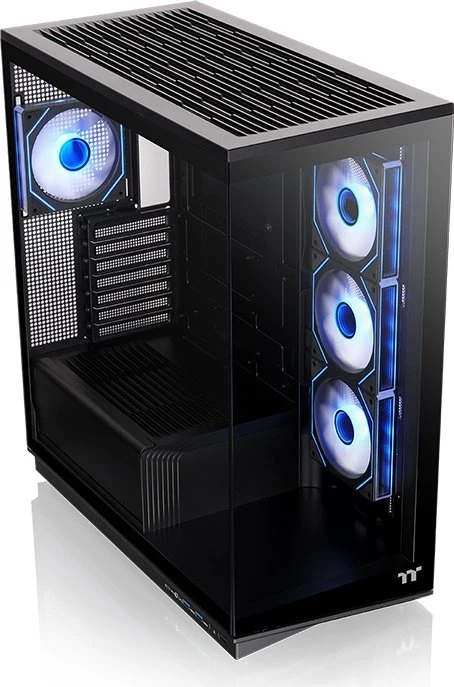 Thermaltake Stage 450 TG ARGB Black, Glasfenster