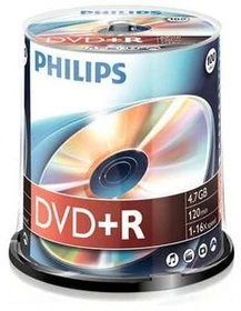Philips DVD+R 4.7GB, 100er Pack