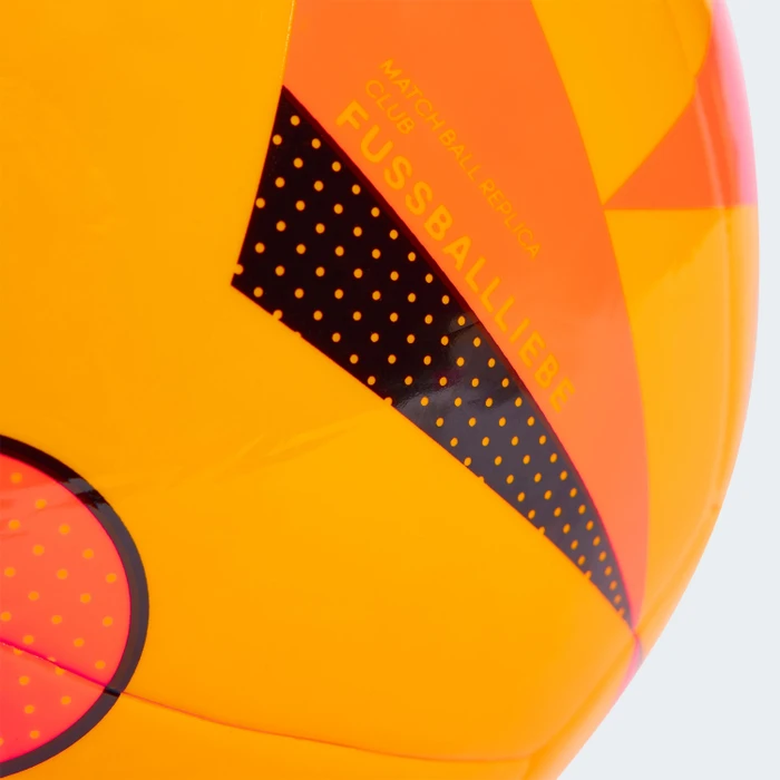 adidas UEFA EURO 2024 Fussballliebe Club Fußball solar gold/solar red/black