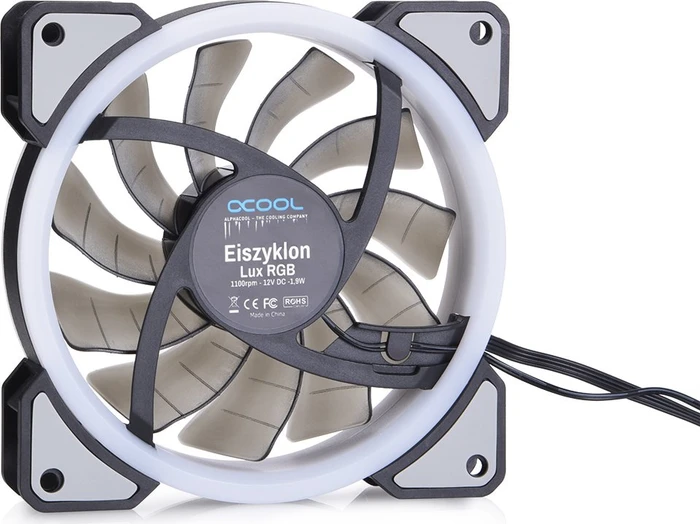Alphacool Eiszyklon Aurora LUX Digital RGB, LED-Steuerung, Fernbedienung, 120mm, 3er-Pack