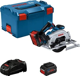 Bosch Professional GKS 18V-57-2 Akku-Handkreissäge inkl. L-Boxx + 2 Akkus 5.5Ah