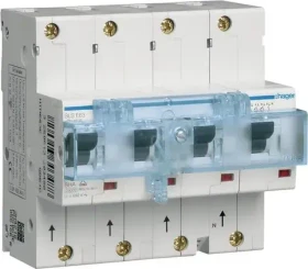 Hager SLS Schalter 4 polig 3P+N E-Charakteristik 63A