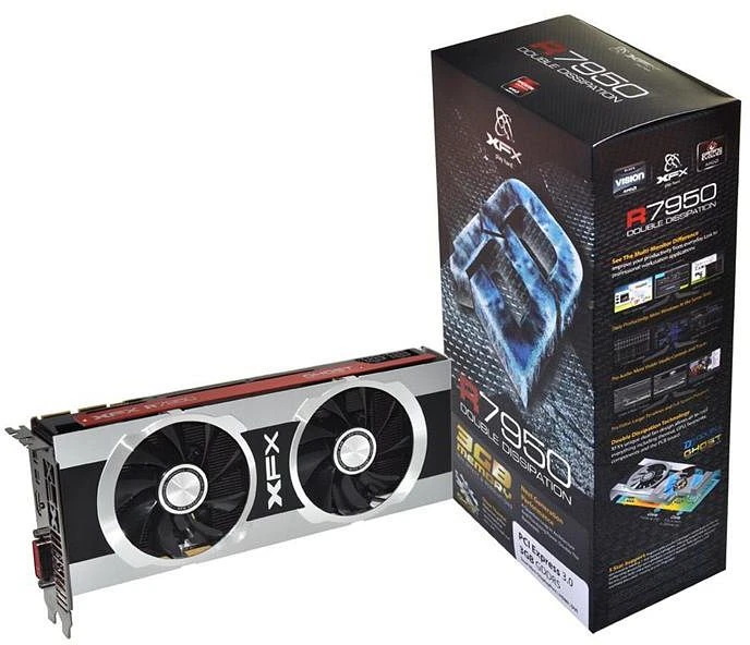 XFX Radeon HD 7950 DD, 3GB GDDR5, DVI, HDMI, 2x mDP