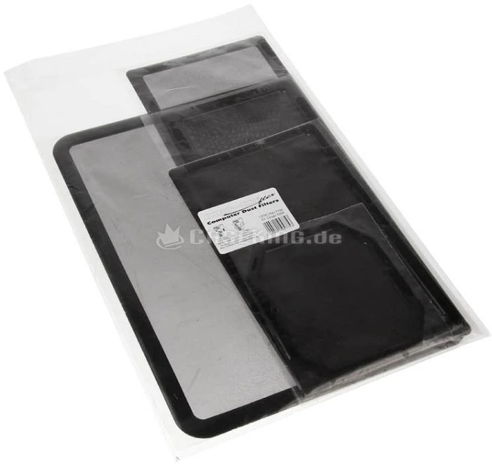 DEMCiflex Staubfilter Set für Corsair 500R schwarz/schwarz