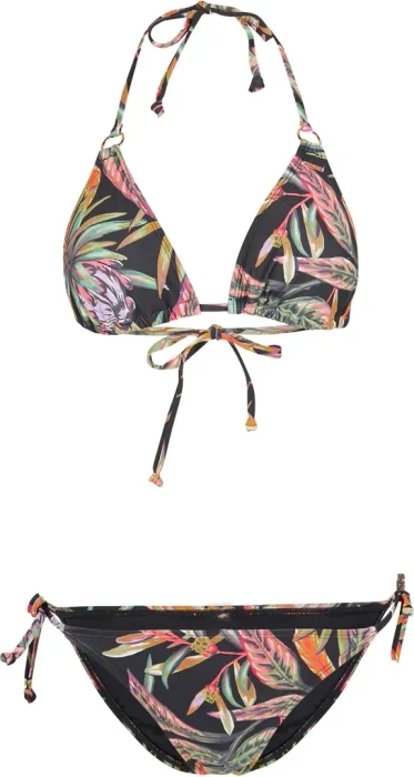 O'Neill Capri Bodney Bikini-Set black tropical flower (Damen)