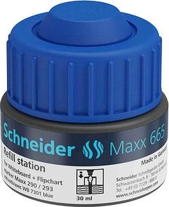 Schneider Maxx 665 Tintenflasche blau, 30ml (166503)