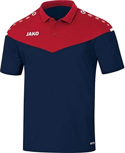 Jako Polo Champ 2.0 Poloshirt kurzarm marine/chili rot (Damen)
