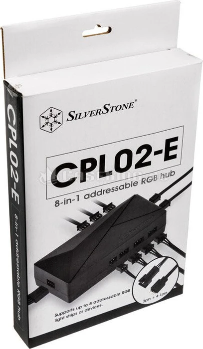 SilverStone CPL02-E, Lichtsteuerung 8-fach, schwarz