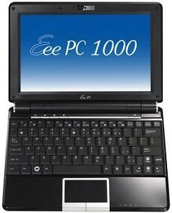 ASUS Eee PC 1000H Go, schwarz, Atom N270, 1GB RAM, 160GB HDD, UMTS, DE