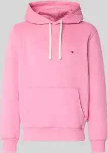 Tommy Hilfiger Fleece-Hoodie mit Kontrast-Tunnelzug Hoodie synthetic blush (Herren)