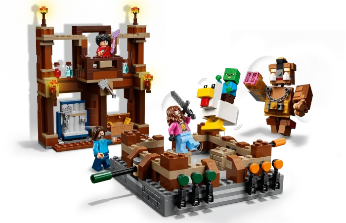 LEGO Minecraft - Waldanwesen mit Boxring