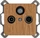 Kopp Milano Antennensteckdose 3-fach eiche-natur (917130081)
