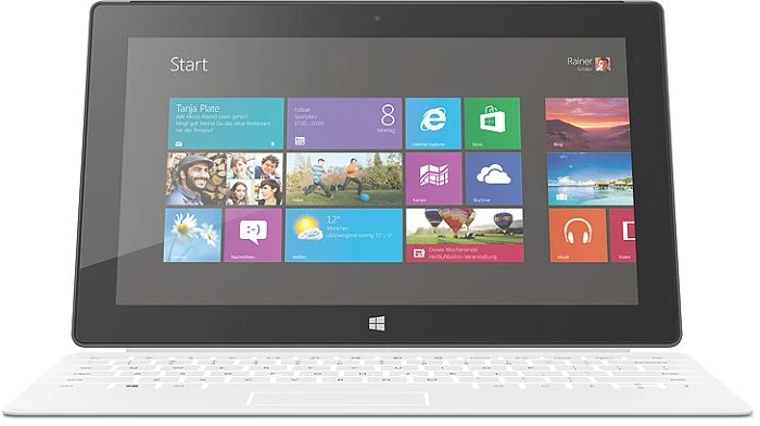 Microsoft Surface RT, weiß, Tegra 3 T30L, 2GB RAM, 64GB, Touch Cover weiß