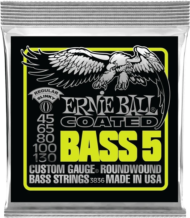 Ernie Ball Coated Bass Slinky 5-String