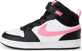 Nike Court Borough Mid 2 black/white/sunset pulse (Junior)