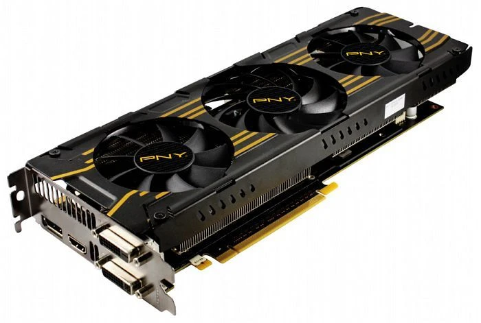 PNY GeForce GTX 780 Ti Overclocked, 3GB GDDR5, 2x DVI, HDMI, DP
