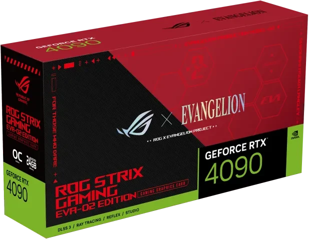 ASUS ROG Strix GeForce RTX 4090 OC EVA-02 Edition, ROG-STRIX-RTX4090-O24G-EVA-02-EDITION, 24GB GDDR6X, 2x HDMI, 3x DP