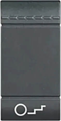 Bticino LivingLight Wippe Treppenhaus 1-modulig, anthrazit