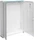 Hager Zählerschrank, univers Z, 1100x800x205 mm, Schutzklasse II, 252 Platzeinheiten (ZB33S)