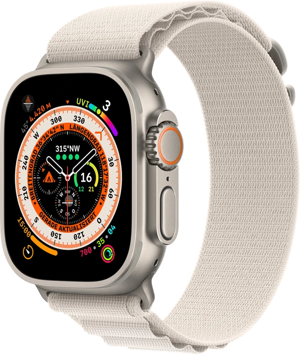 Apple Alpine Loop Medium für Apple Watch Ultra (49mm) polarstern