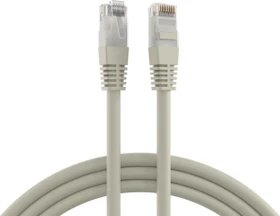 EFB Elektronik PVC CCA Patchkabel, Cat5e, U/UTP, RJ-45/RJ-45, 20m, grau