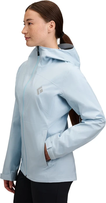 Black Diamond FineLine Stretch Rain Shell Funktionsjacke fog blue (Damen)