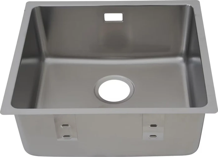 Respekta Detroit 490x440mm Einbau Becken mittig edelstahl