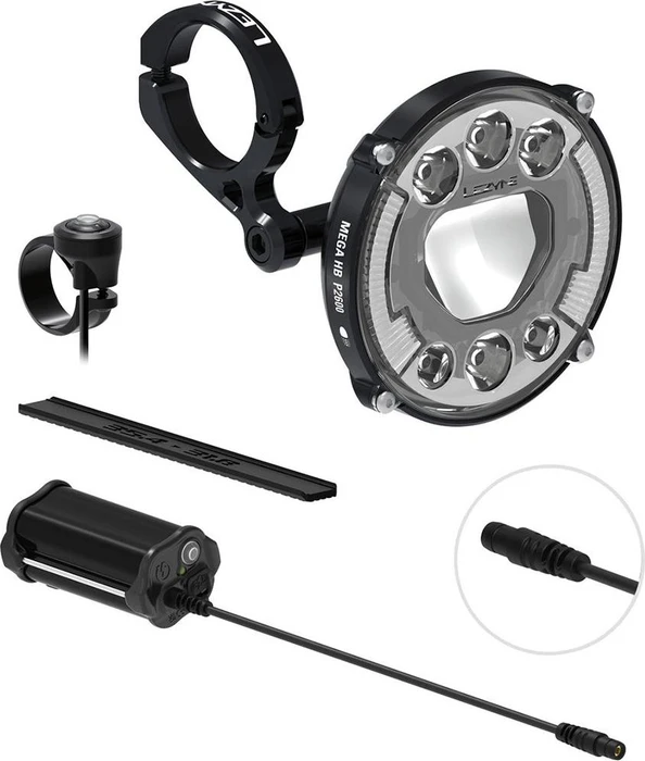 Lezyne Mega HB StVZO P2600 & Power Pack XL Loaded Kit Frontlicht