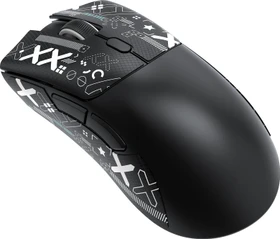 Attack Shark R1 Wireless Gaming Mouse schwarz, inkl. Grip Tape, USB/Bluetooth
