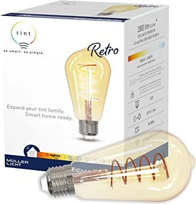 Müller Licht tint white+ambiance Retro LED Birne E27 5.5W