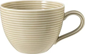 Seltmann Weiden Beat Color Glaze Kaffeetasse relief 260ml sandbeige