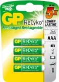 GP Batteries ReCyko+ Micro AAA NiMH 820mAh, 4er-Pack