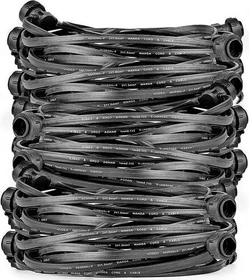 LEDmaxx Lichterkette schwarz 30x E27