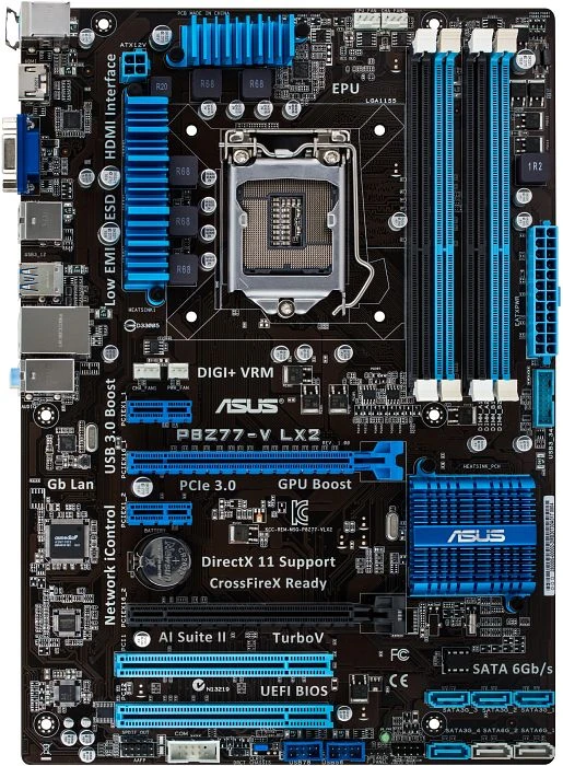 ASUS P8Z77-V LX2 (Intel 1155)